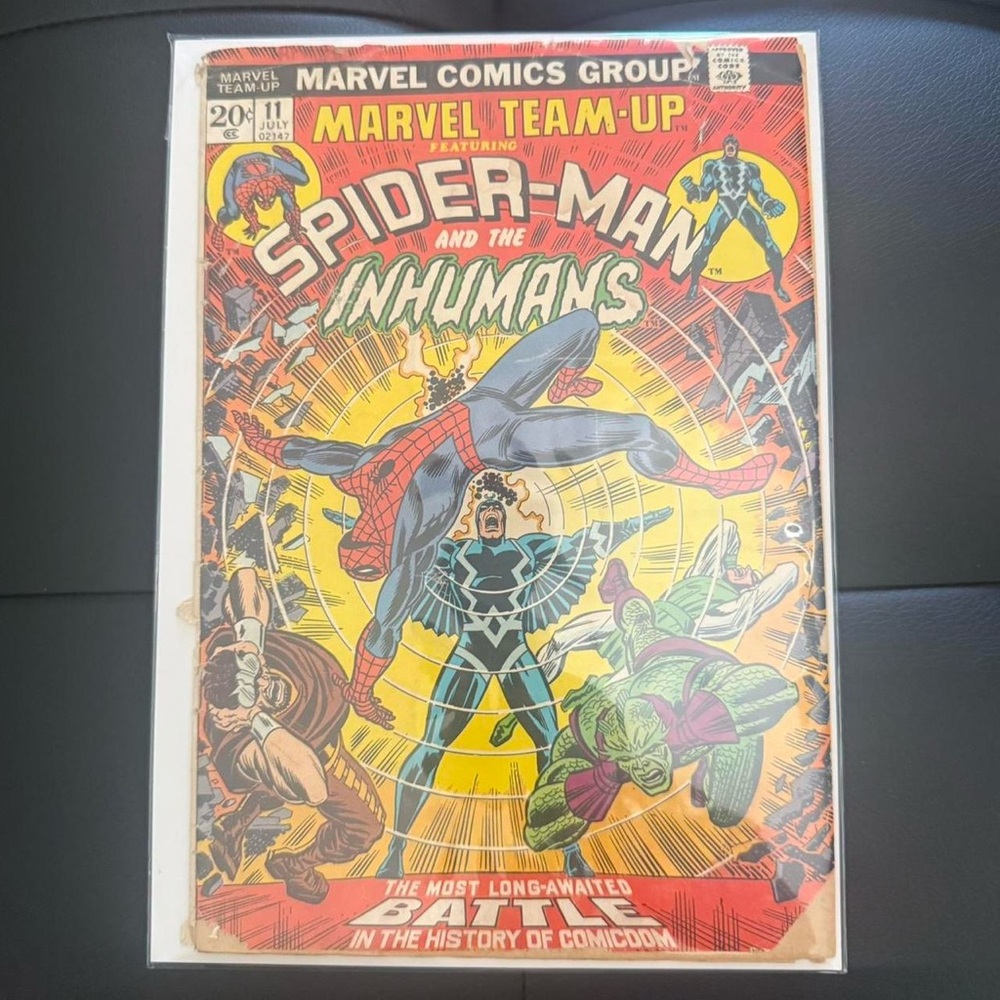 Marvel Team-Up #11: Spider-Man And The Inhumans 1973 Comic